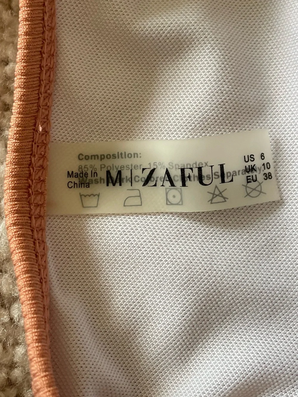 Zaful String, Triangle Bikini Set - Picture 3 of 4